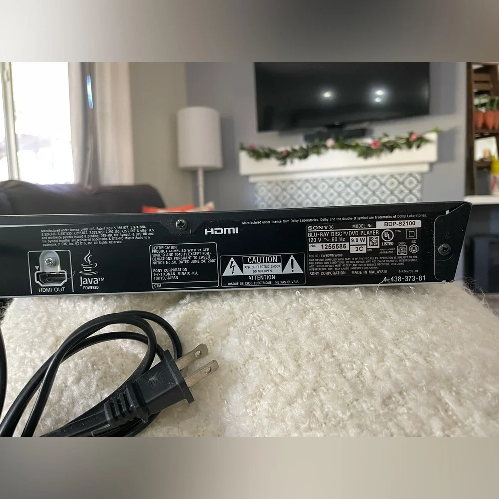 Sony BDP-S2100 Blu-ray Disc/DVD Player with Wi-Fi by Sony